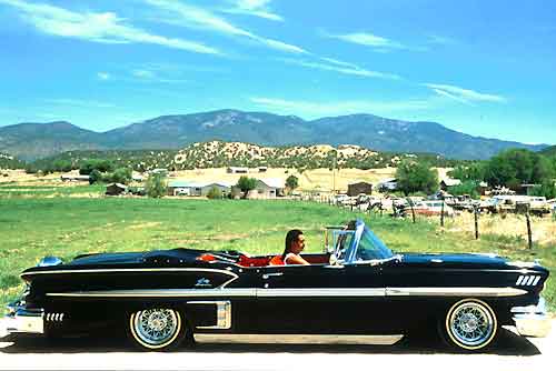 1956 Chevy Impala, Juan Dominguez, Chamisal, New Mexico
